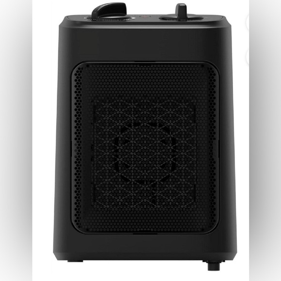 Mainstays 1500W Ceramic Fan-Force Electric Space Heater, Black - Picture 1 of 7